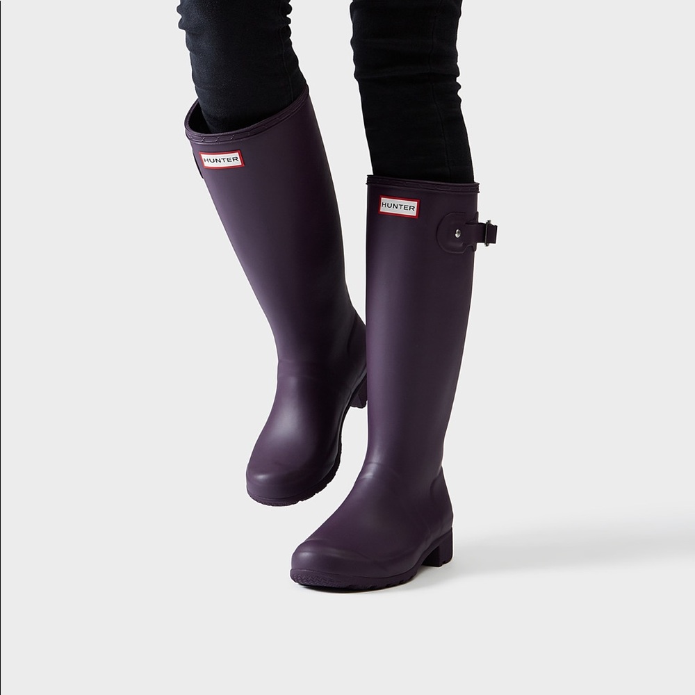 Hunter Purple Rain Boots